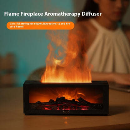 Flame Aromatherapy Colorful Essential Oil Flame Humidifier 3D Flame