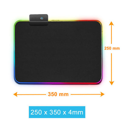 Luminous RGB Mouse Pad  Game LED