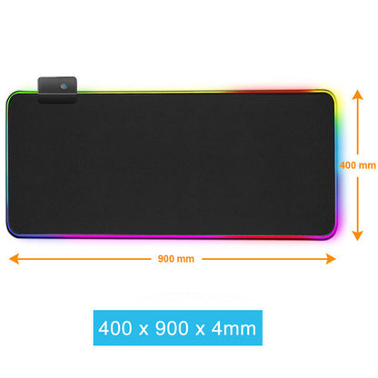 Luminous RGB Mouse Pad  Game LED