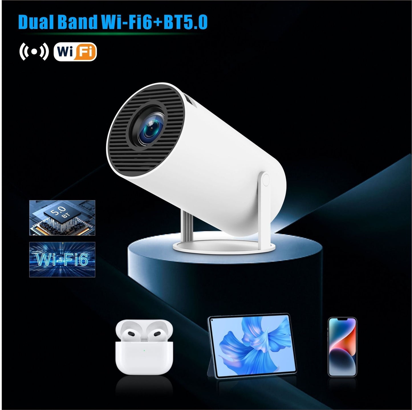 HY300 Pro Projector Home Theater