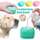 Dog/Cat Bath Massage Gloves Brush