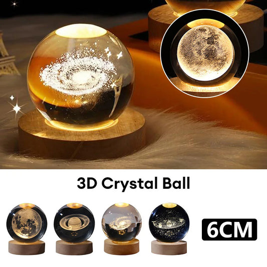 3D Planetary Crystal ball