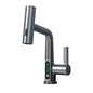 Intelligent Digital Display Faucet Pull-out Basin Faucet Temperature  Rotation