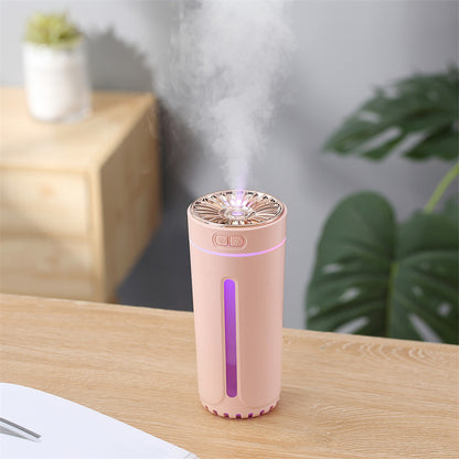 Drahtloser Luftbefeuchter Bunte Lichter Stumm Ultraschall USB Fogger Cool Mist Maker Für Auto