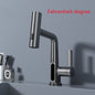 Intelligent Digital Display Faucet Pull-out Basin Faucet Temperature  Rotation