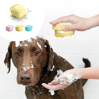 Dog/Cat Bath Massage Gloves Brush